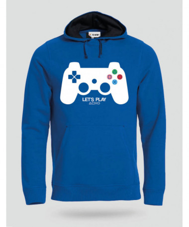 Lets play playstation Felpa Premium con cappuccio Uomo