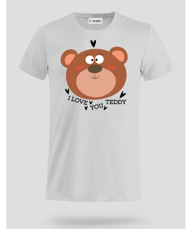 I love you teddy T-shirt Basic Uomo