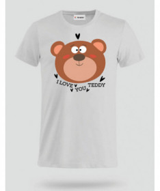 I love you teddy T-shirt Basic Uomo