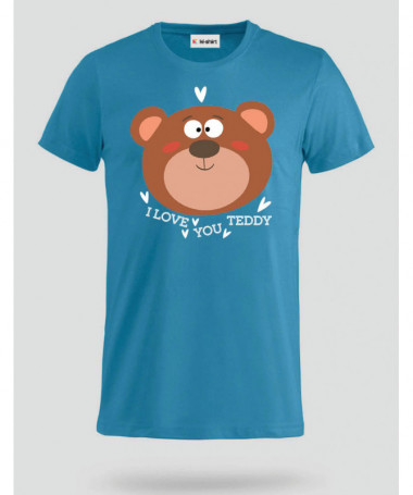 I love you teddy T-shirt Basic Uomo