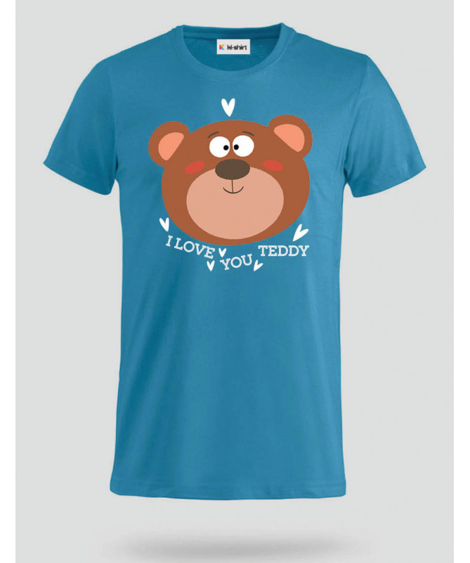 I love you teddy T-shirt Basic Uomo