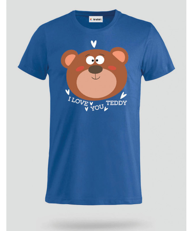 I love you teddy T-shirt Basic Uomo