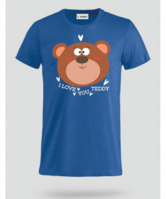 I love you teddy T-shirt Basic Uomo