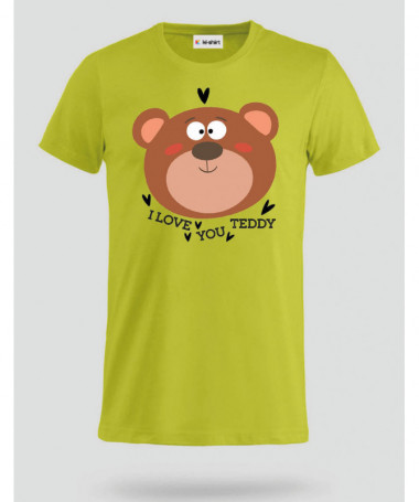 I love you teddy T-shirt Basic Uomo