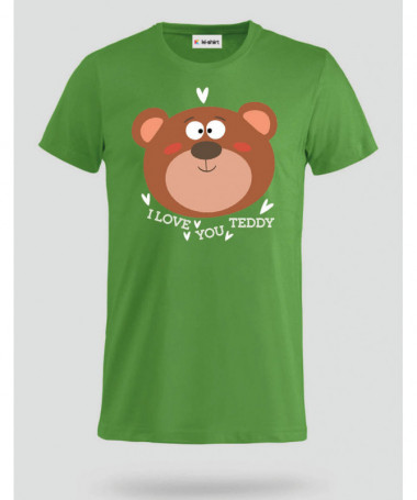 I love you teddy T-shirt Basic Uomo