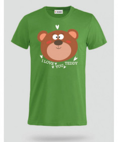 I love you teddy T-shirt Basic Uomo