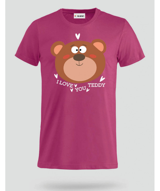 I love you teddy T-shirt Basic Uomo