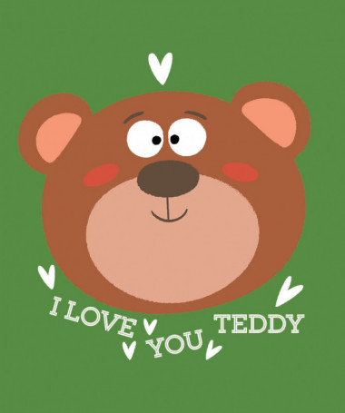 I love you teddy T-shirt Basic Donna