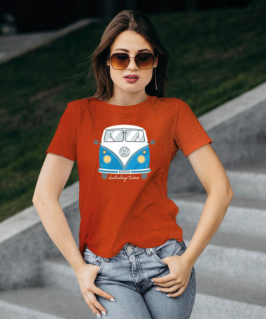 Holidaytime T-shirt Basic Donna