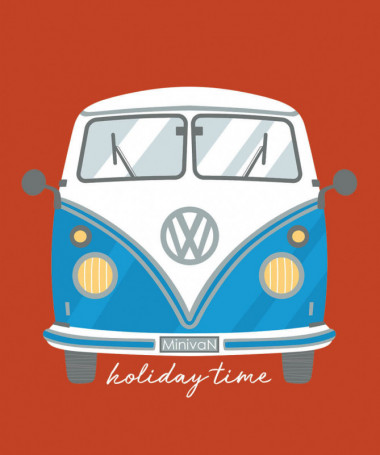 Holidaytime  T-shirt Scollo V