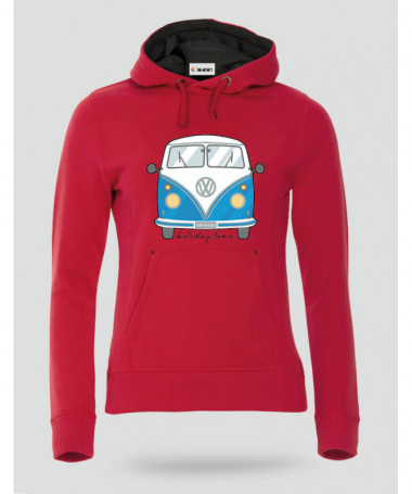 Holidaytime Felpa Premium con cappuccio Donna