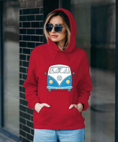 Holidaytime Felpa Premium con cappuccio Donna