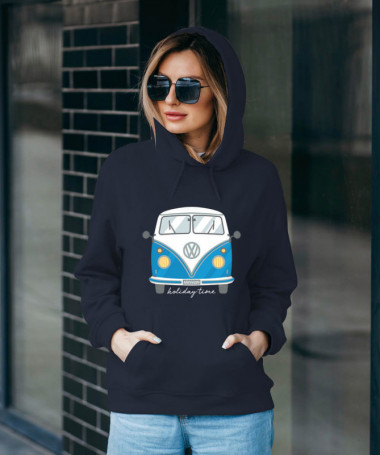 Holidaytime Felpa Premium con cappuccio Donna