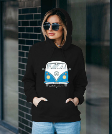 Holidaytime Felpa Premium con cappuccio Donna