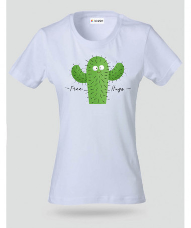Free hugs T-shirt Basic Donna