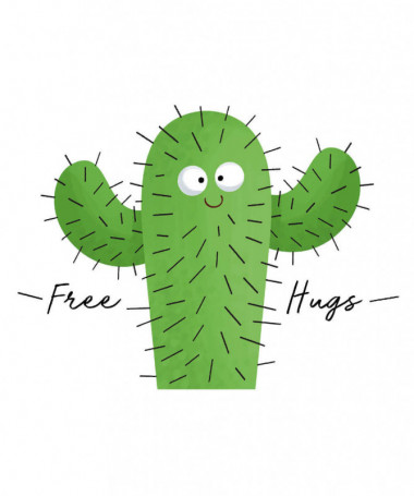 Free hugs T-shirt Basic Donna