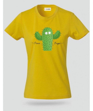 Free hugs T-shirt Basic Donna