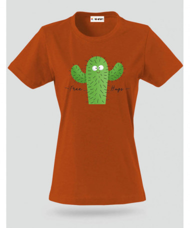 Free hugs T-shirt Basic Donna