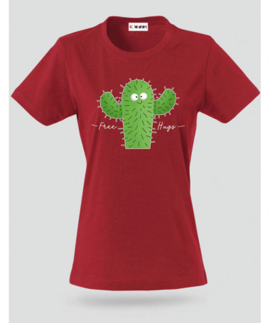 Free hugs T-shirt Basic Donna