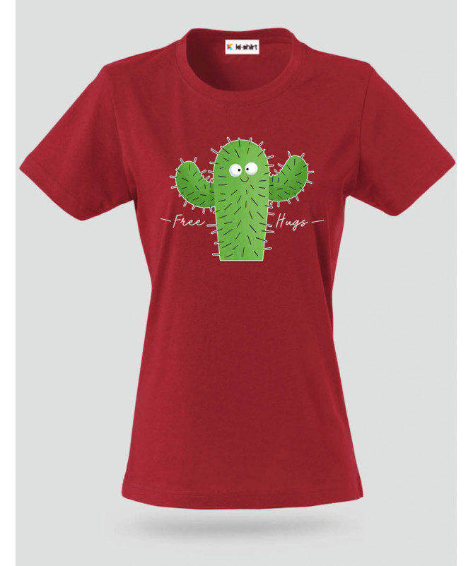 Free hugs T-shirt Basic Donna