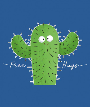 Free hugs T-shirt Basic Donna