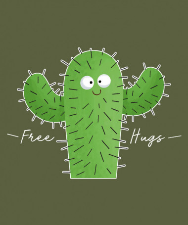 Free hugs T-shirt Basic Donna