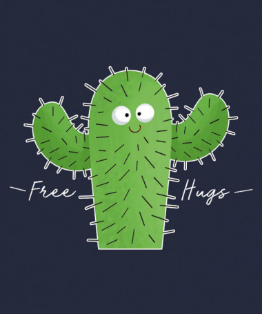 Free hugs  T-shirt Scollo V