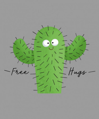 Free hugs  T-shirt Scollo V
