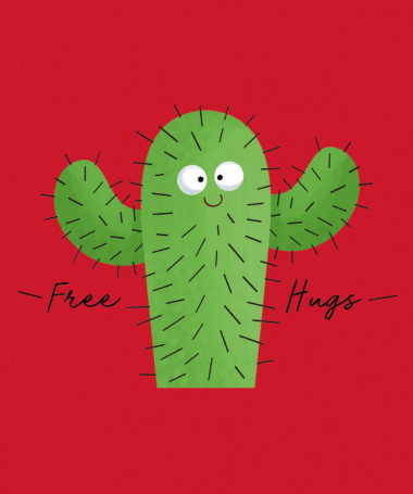 Free hugs Felpa Premium con cappuccio Donna