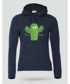 Free hugs Felpa Premium con cappuccio Donna