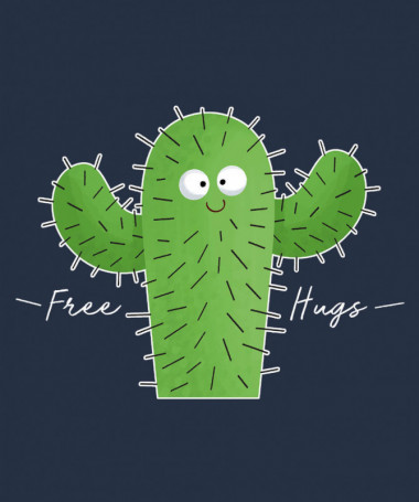 Free hugs Felpa Premium con cappuccio Donna