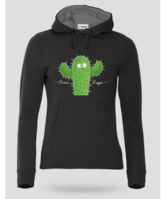 Free hugs Felpa Premium con cappuccio Donna