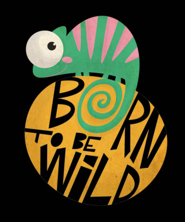 Born to be wild T-shirt Basic Uomo