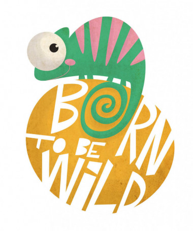 Born to be wild  T-shirt Scollo V