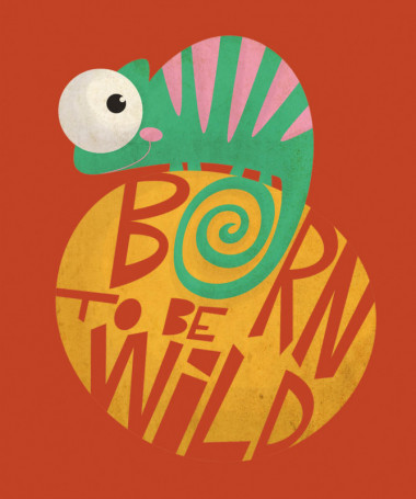 Born to be wild  T-shirt Scollo V
