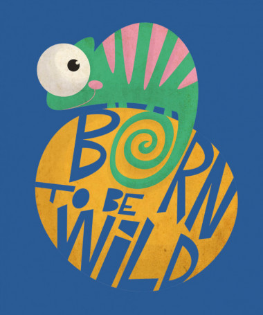 Born to be wild  T-shirt Scollo V