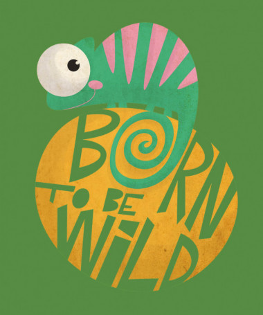 Born to be wild  T-shirt Scollo V