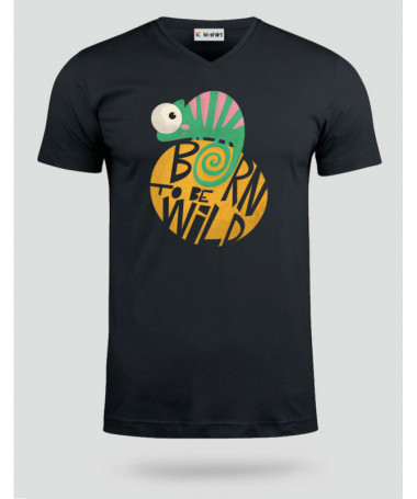 Born to be wild  T-shirt Scollo V