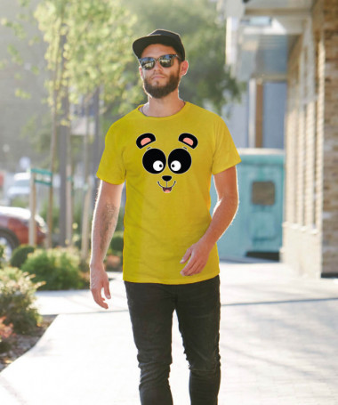 Panda T-shirt Basic Uomo