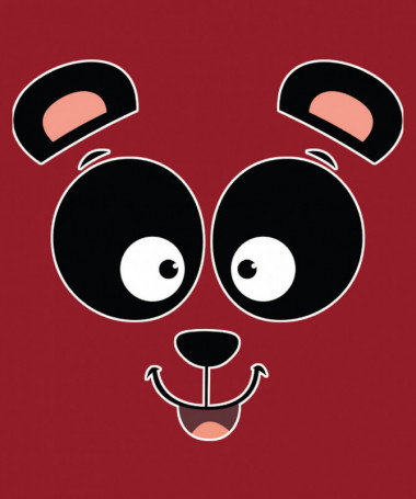Panda T-shirt Basic Uomo