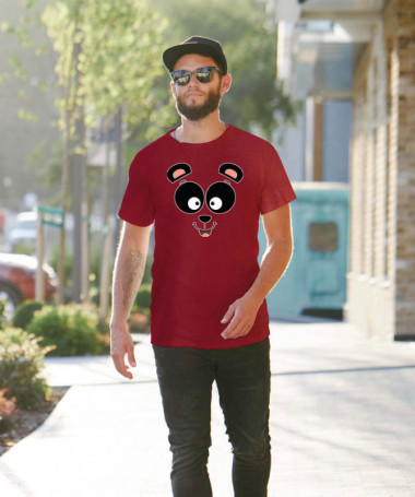 Panda T-shirt Basic Uomo