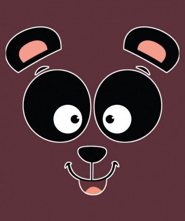 Panda T-shirt Basic Uomo