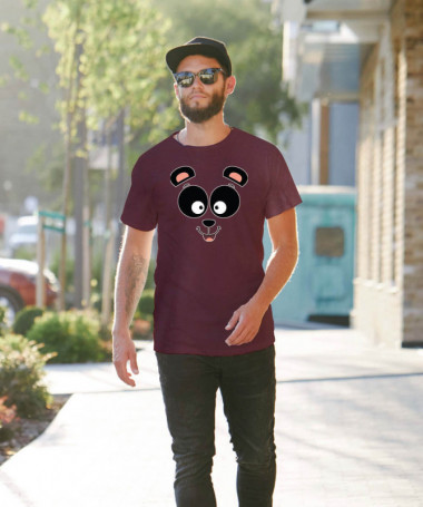 Panda T-shirt Basic Uomo