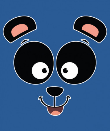 Panda T-shirt Basic Uomo