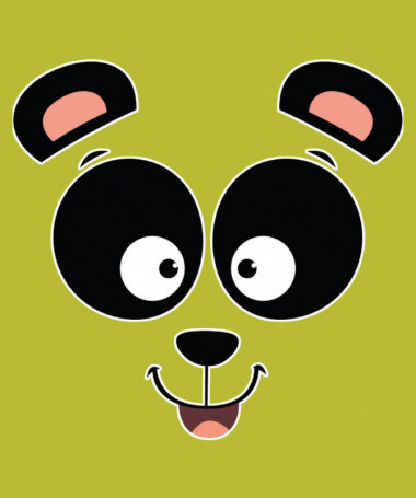 Panda T-shirt Basic Uomo