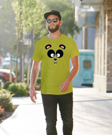 Panda T-shirt Basic Uomo