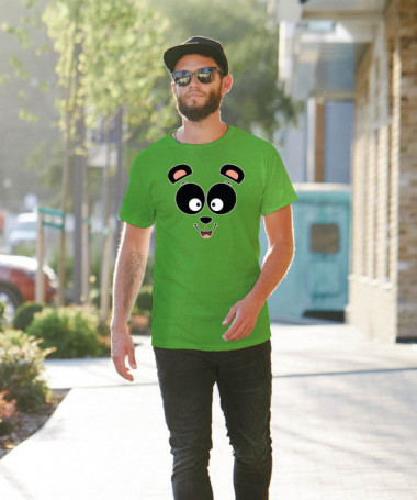 Panda T-shirt Basic Uomo