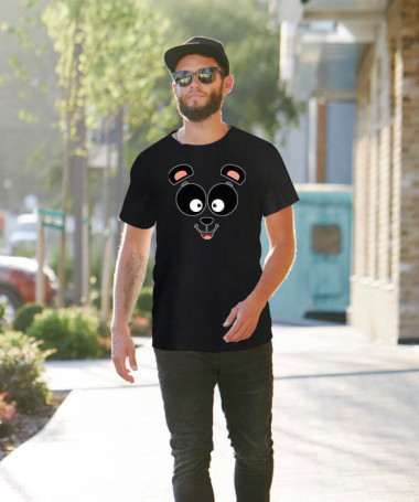 Panda T-shirt Basic Uomo