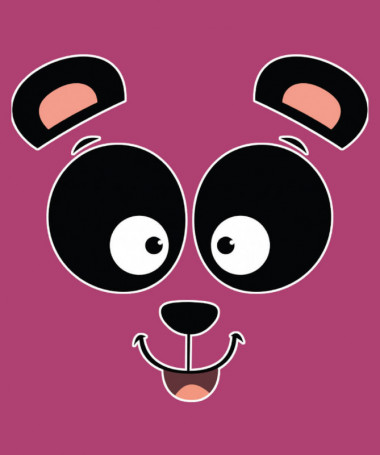 Panda T-shirt Basic Uomo