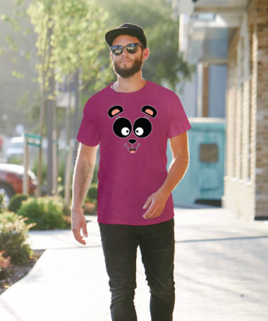 Panda T-shirt Basic Uomo